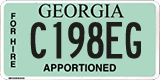 Georgia, Apportioned