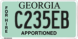 Georgia, Apportioned