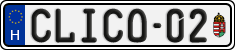 license plates of Hungary, Vanity Plates (2022)