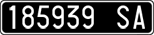 License plate of Italy, Cars (1927 year series)