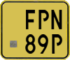 License plate of the Netherlands, Mopeds