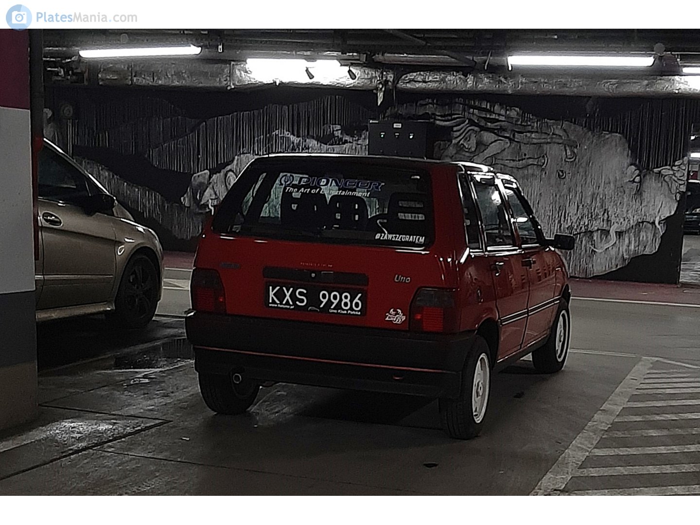 KXS 9986, FIAT Uno 1st gen 5-door Hatch (146), facelift, 1989–1995 (–2003 for others)