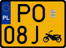 License plates of Poland, Oldtimers