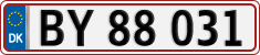 License plate of Denmark, Regular plates