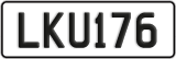 License plate of New Zealand, ABC1(23)