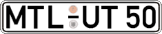 German license plate, Regular plates