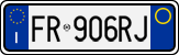 License plate of Italy, Cars (1994 year series)