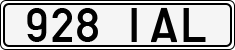 License plate of Estonia, Regular car plates