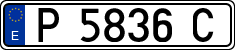 License plates of Spain, 1971 year series