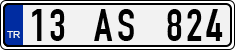 License plate of Turkey, Regular plates