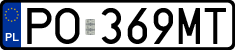 License plates of Poland, Regular car plates