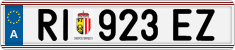 License plate of Austria, Regular plates