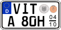 German license plate, Seasonal plates (Oldtimers)
