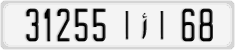 License plate of Morocco, Cars