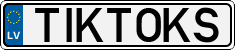 License plate of Latvia, Vanity Plates
