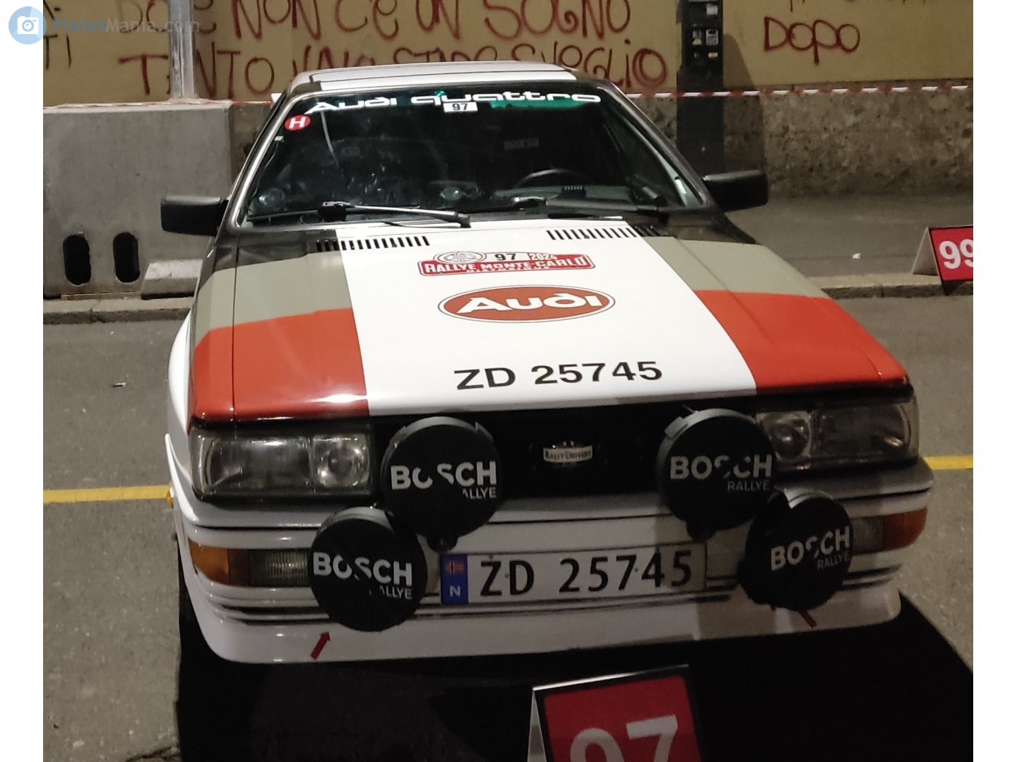 ZD 25745, Audi Quattro 1st gen (B2/85), 1980–1991