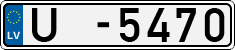 License plate of Latvia, Trailers