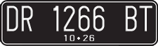 License plate of Indonesia, Regular plates
