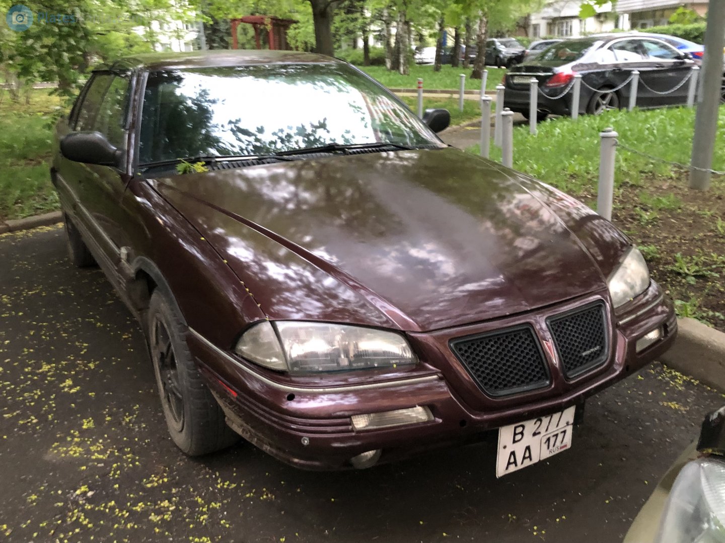 в 277 аа 177, Pontiac Grand Am 4th gen 4-door Sedan (N-body), 1991–1995