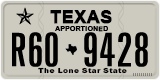 Texas, Apportioned vehicles (2012) (A12-3456)