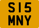 License plate of the United Kingdom, 1983 year system