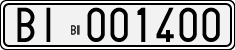 License plate of Italy, Cars (1927 year series)