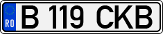 License plate of Romania, Regular plates