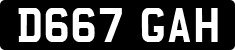 License plate of the United Kingdom, 1983 year system