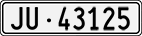 License plate of Switzerland, Cars