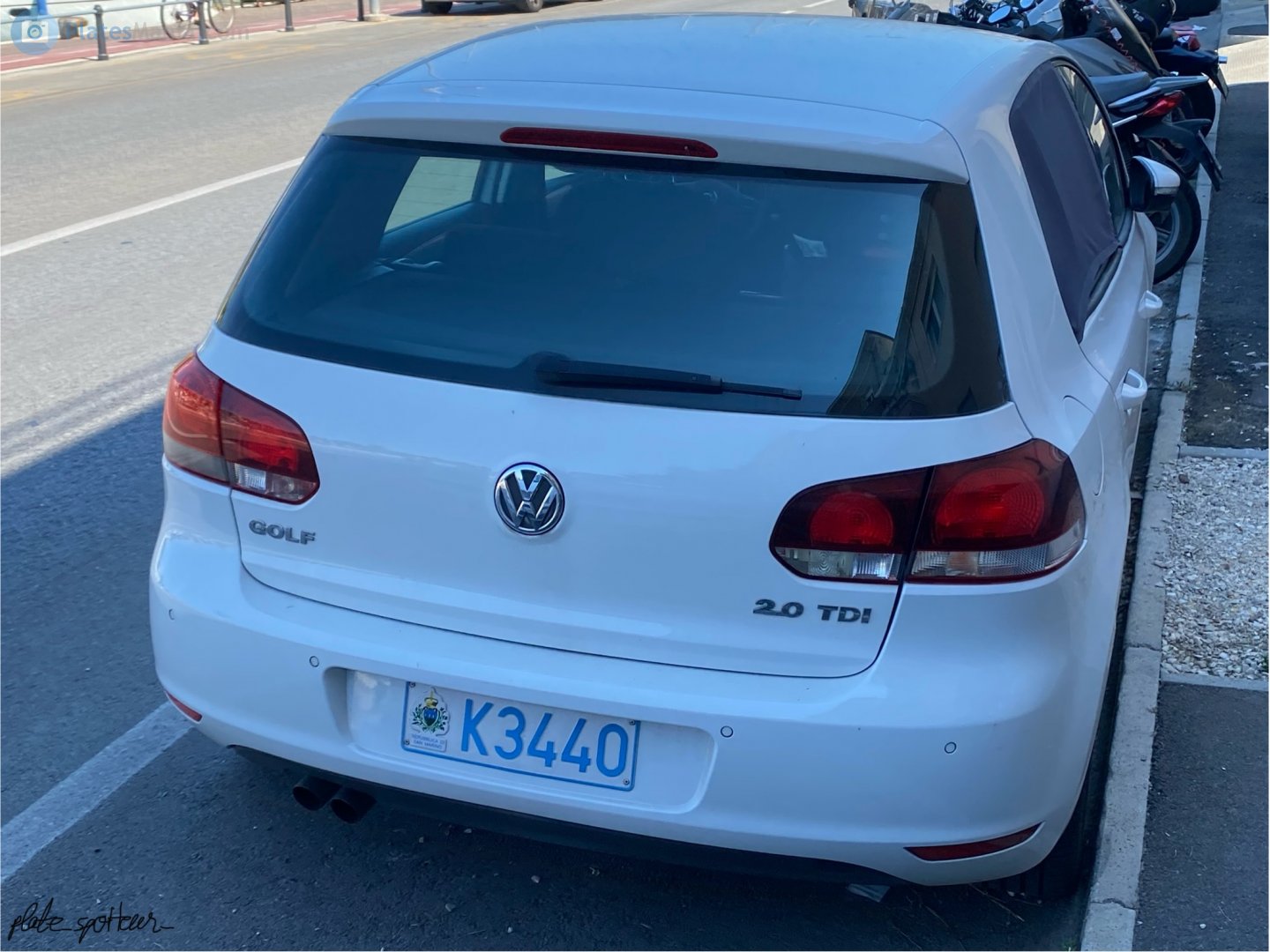K3440, Volkswagen Golf 6th gen 5-door Hatch (5K), 2008–2013