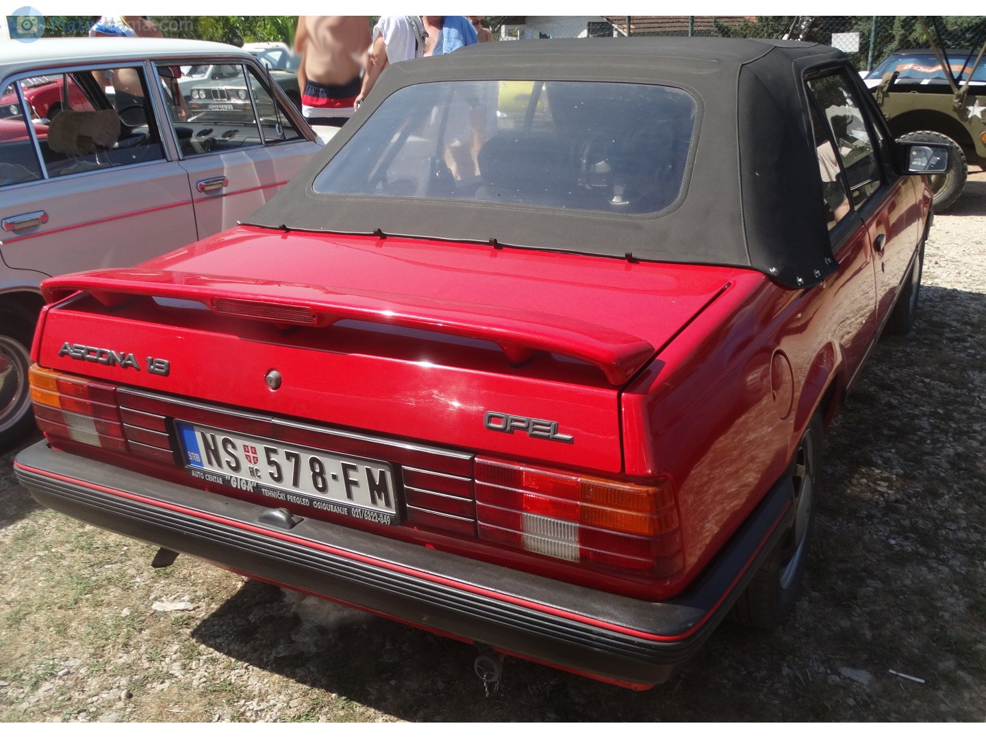 NS 578-FM, Opel Ascona 3rd gen Convertible (C), 1983–1988