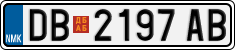 License plate of North Macedonia, Regular plates (2012)