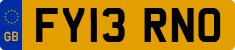 License plate of the United Kingdom, 2001 year system