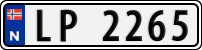 License plate of Norway, Trailers, motorcycles, special vehicles