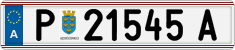 License plate of Austria, Regular plates
