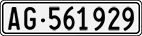 License plate of Switzerland, Cars