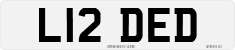 License plate of the United Kingdom, 1983 year system