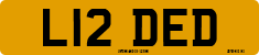 License plate of the United Kingdom, 1983 year system