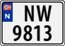 License plate of Norway, Trailers, motorcycles, special vehicles