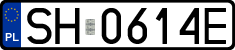 License plates of Poland, Regular car plates