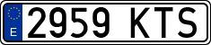License plates of Spain, Ordinary (2000)