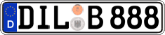 German license plate, Regular plates