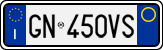 License plate of Italy, Cars (1994 year series)