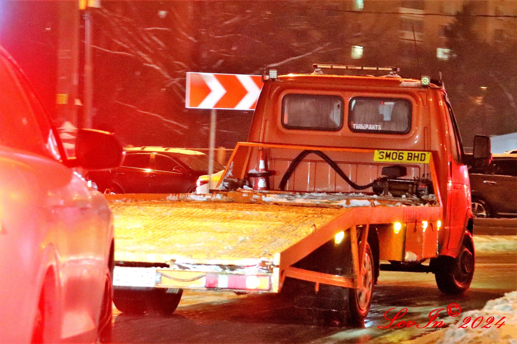 SM06BHD, License plate without vehicle 