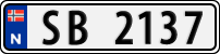License plate of Norway, Trailers, motorcycles, special vehicles
