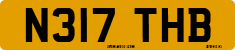 License plate of the United Kingdom, 1983 year system