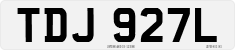 License plate of the United Kingdom, 1963 year system