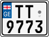 License plate of Georgia, Motorcycles (2014)