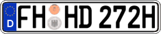 German license plate, Plates for oldtimers (type 