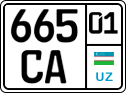 License plate of Uzbekistan, Motorcycles